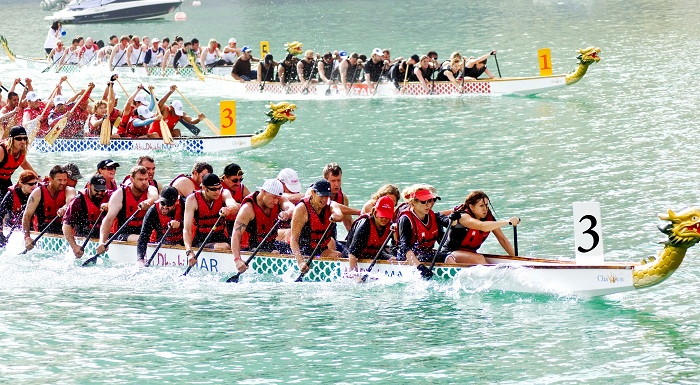 The just concluded dragion boat race in Dubai Yacht Club, the first ever dragon boat race in United Arab Emirates.